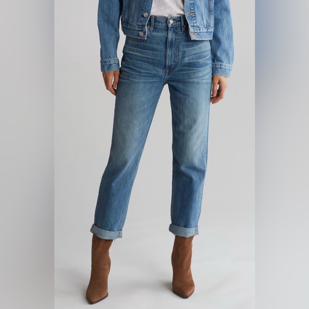 SLVRLAKE Dakota High Waist Relaxed Boyfriend Jeans in Tuscan